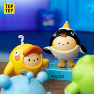 TOP TOY蛋仔派對換裝蛋仔系列積木拼裝盲盒手辦玩具兒童男孩生日禮物單盒