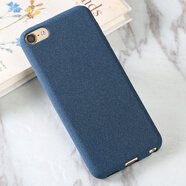 派特諾（partn） ipodtouch7保護套新款itouch5/6代硅膠手機殼蘋果6s磨砂男防摔黑 ipodtouch5/6/7巖砂藍色送鋼化膜