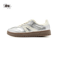 喬丹（QIAODAN）啟程喬丹質(zhì)燥低幫板鞋女2025秋季防滑耐磨休閑運動(dòng)鞋QDL052252513 銀色/香草黃 39