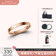 丹尼尔惠灵顿（DanielWellington）dw戒指女时尚首饰玫瑰金情侣对戒生日礼物送女友DW00400016