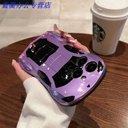 美克杰適用于暗紫色小蠻腰跑車(chē)新款蘋(píng)果14promax手機殼適用iPhone13潮流11/12 主圖款 蘋(píng)果14 promax
