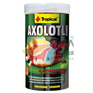 新加坡易晴堂六角蠑螈觀賞魚主食飼料墨西哥鈍口螈火龍顆粒 波蘭卓必克長(zhǎng)條20克