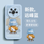 奶小鴨 適用榮耀magic4手機(jī)殼 magic4保護(hù)套鏡頭全包硅膠防摔超薄創(chuàng)意卡通簡約網(wǎng)紅軟殼男女款 遠(yuǎn)峰藍(lán)