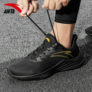 安踏（ANTA）跑鞋男鞋新款冬季透氣超輕減震跑步鞋網(wǎng)鞋官方旗艦男運動(dòng)鞋休閑鞋 黑5520 毒刺 39