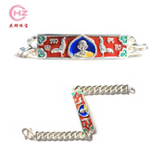 花粥泰國佛牌 2560年龍婆瑞銀手鏈 雄雞自身限量版 男女情侶款 2560年紅底女款(款式二)