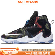 耐克（NIKE）Lebron 13 詹姆斯  減震支撐 高幫 籃球鞋 男款 黑色 2016年版 41