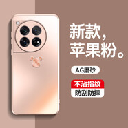 魯深 高端AG微磨砂一加12手機(jī)殼防摔小熊款創(chuàng)意鏡頭全包男女款1+12手機(jī)套一+十二手機(jī)殼硅膠軟殼 一加12【蘋果粉】小熊款 AG微磨砂手機(jī)殼【配屏幕膜】