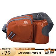奧尼捷（AONIJIE）戶外運(yùn)動(dòng)水壺腰包男女登山騎行越野跑步專(zhuān)用裝備大容量腰包手機(jī)袋 橘色 腰包