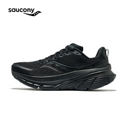 Saucony【彭于晏同款】索康尼向?qū)?7減震支撐跑鞋男夏季新款輕便運動鞋男 黑200 42.5