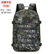 兵克星空戰(zhàn)術(shù)背包迷彩雙肩包19作訓(xùn)包 戶外雙肩包男軍迷背包大容量登山包 夏水墨紋迷彩作訓(xùn)包