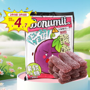 宝奴咪Bonumii酸酸秀80g果汁软糖酸砂水果爆酸橡皮糖搞怪糖果