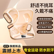 智優(yōu)創(chuàng)品【2025新款】藍牙耳機補貼適用索尼ows開放式無線不入耳掛耳氣骨傳導降噪超長續(xù)航vivo蘋果oppo 膚色-旗艦藍牙5.3智能Ai語音控制