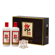 郎酒 郎牌郎酒 醬香型白酒 53度 500ml*2瓶 禮盒裝 新老包裝隨機發(fā)貨