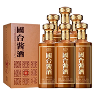 國臺國標精品 53度醬香型白酒 大曲坤沙酒 年份老酒 送禮收藏宴請 53度 500mL 6瓶 國臺醬酒(整箱裝)