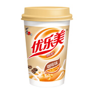 優(yōu)樂美【款式任選 7杯起拍】杯裝奶茶 椰果谷物低糖珍珠奶茶冬季暖飲 【咖啡味椰果奶茶】*1杯