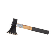 萌肉居農用木工斧子手工鍛打劈柴斧家用多功能伐木斧頭鍛打斧頭1把