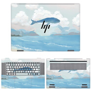 咔咔魚(yú)惠普envy16 X360電腦貼紙x360 14/16 2024貼膜13.3/14/15.6/16英寸360度翻轉筆記本保護膜 圖案款式15 ACD面+防藍光屏幕膜+鍵盤(pán)膜