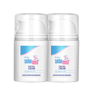 施巴（sebamed）嬰兒護(hù)面霜組合裝寶寶兒童擦臉?biāo)獫?rùn)膚乳秋冬護(hù)膚霜50ml*2原裝進(jìn)口
