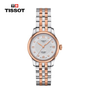 天梭（TISSOT）瑞士手表 力洛克系列腕表 鋼帶機械女表送禮T006.207.22.036.00