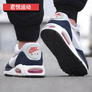 耐克（NIKE）官方艦店男鞋冬季新款運動(dòng)鞋AIR MAX后掌可視氣墊鞋休閑鞋跑步鞋 511416-010/灰白藍 43