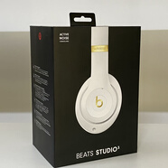 魔聲Studio3 Wireless 頭戴式耳機運動(dòng)耳麥魔音錄音師3無(wú)線(xiàn)藍牙 白色 套餐二