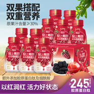 輕上紅石榴桑葚汁飲品富含維C果汁營(yíng)養(yǎng)飲料 紅石榴桑葚汁245ml*10瓶