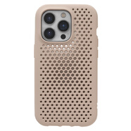 HameeiFace適用蘋(píng)果14散熱手機(jī)殼iPhone14promax防摔軟殼全包手機(jī)殼保護(hù)套男女鏤空網(wǎng)眼簡(jiǎn)約便攜 米色 蘋(píng)果iPhone 14 Pro