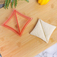 一口米DIY面包切 拼圖形三明治模具 吐司切 小狗面包模具便當模 方形紅色