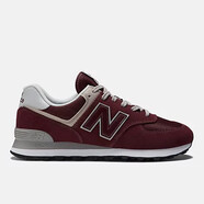 NEW BALANCE新百倫574 Core系列 經(jīng)典款 男款輕便透氣耐磨緩震休閑運(yùn)動(dòng)跑步鞋 勃艮第紅/ML574EVM 41 標(biāo)準(zhǔn).5/US8