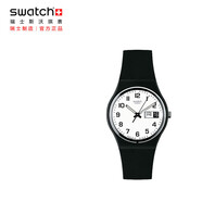 斯沃琪（Swatch）瑞士手表 再一次 雙日歷畢業(yè)禮物時尚石英腕表 GB743