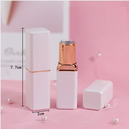 睫蓓5只裝 中國風(fēng)diy口紅管手工自制唇膏殼子圓形方形3D打印京劇空管 5只裝 小白鉆