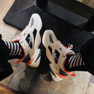 耐克（NIKE）【尖貨】M2K男鞋低幫透氣潮流復古減震耐磨休閑運動(dòng)老爹鞋跑步鞋 CI2969-001 灰橙 42