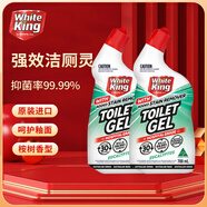 WHITE KING潔白王 潔廁劑 廁所清潔劑 99.99%除菌抑菌 廁所除臭神器 700ml 桉樹香型 700ml 2瓶 【除菌99.99%】