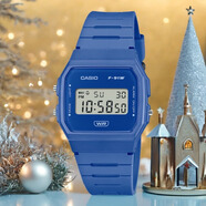 卡西歐（CASIO）經(jīng)典復(fù)古防水學生手表F-91WM-3A/2A/7A/9ADF F84 F105 A158電子表 F91WB-2A1 2024新配色限量 送貼膜