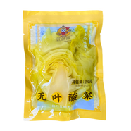 酸菜廣東潮汕精品無葉酸菜地都咸菜古法腌制新鮮開袋即食家商專用 香脆爽口250g*5袋