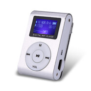 MP3/MP4播放器學(xué)生運動迷你有屏mp3播放器隨身聽外放帶迷你揚聲器 有屏銀色