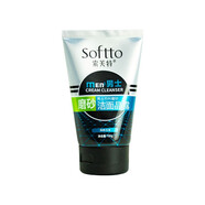 索芙特索芙特男士清爽控油專(zhuān)用潔面乳磨砂洗面奶祛痘去黑頭保濕補水 100g男士【竹葉磨砂】潔面晶露