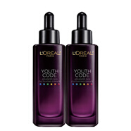 歐萊雅（L'OREAL）青春密碼密集肌能精華液修護(hù)補(bǔ)水保濕抗皺提拉緊致酵素肌底液護(hù)膚 密集肌能精華液2瓶裝共100ml
