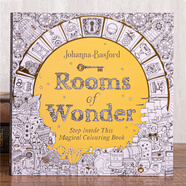 奇跡之屋涂色書Rooms of Wonder秘密花園系列成人減壓大人涂色本 英文版奇跡之屋 線裝加厚