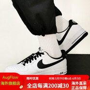 NIKE耐克男鞋新款 AIR FORCE 1 AF1低幫磁力機能解構中國新年煙花 DH7561-102 白黑 38