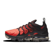 耐克（NIKE）Air VaporMax Plus 全掌大氣墊 輕量緩震舒適透氣 男士跑步休閑鞋 黑紅DZ4857-001 標(biāo)準(zhǔn)43/US9.5