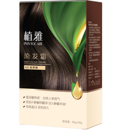 植雅無限極植雅洗發(fā)水洗發(fā)露潤(rùn)發(fā)柔亮 染發(fā)霜4.0自然棕1盒