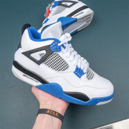 CLENIKEEDAIR NIKE 莆田新款喬4 AJ白帆蟬翼 南海岸男女潮流休閑運動(dòng)籃球鞋 aj4/308497-117 賽車(chē)藍 43