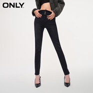 ONLY通勤風(fēng)百搭高腰彈力小腳牛仔褲女|123432094 J09 深牛仔灰色 155/60A/XS