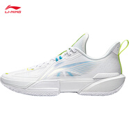 李寧（LI-NING）輕速2丨籃球鞋男輕便透氣抗扭運動專業(yè)籃球鞋子 標(biāo)準(zhǔn)白-6 43