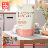 好孩子（gb）嬰兒洗衣液 桃葉凈護(hù)洗衣液500ml去漬去污家庭清潔補(bǔ)充裝