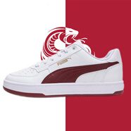 彪馬（PUMA）板鞋紅色男鞋女鞋新款蛇限定休閑鞋情侶低幫鞋子運動鞋 392290-34/大紅色金標 44.5