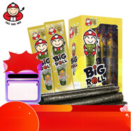 老板仔海苔卷 魷魚(yú)味辣味 脆紫菜 休閑零食 魷魚(yú)味 27g 【Big Roll】