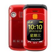 朵唯（DOOV）DOOV/朵唯 F99全網(wǎng)通4G翻蓋老人手機大字體老年機電信版超長待機 中國紅 4G+通