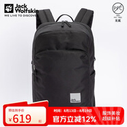 Jack Wolfskin狼爪背包男款女款秋冬戶(hù)外旅行便攜收納雙肩包A62529 6000黑色
